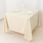 Scuba Square 70"x70" Tablecloth Beige - Wrinkle Free & Stain Resistant Table Cover