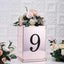 Decorative Rhinestone Number "9" Stickers, Glitter Adhesive Craft Numbers Black DIY Sparkle Embellishments 8"