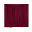 2 Pack Burgundy Scuba Polyester Event Curtain Drapes, Durable Flame Resistant Backdrop Event Panels Wrinkle Free with Rod Pockets - 10ftx10ft