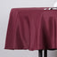 Polyester 70" Round Tablecloth Burgundy - Durable & Wrinkle-Resistant Table Cover