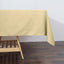 Polyester 60"x102" Rectangle Tablecloth Champagne - Durable and Stylish Table Cover