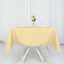 Premium Polyester 54"x54" Square Tablecloth Champagne - 220GSM Stain and Wrinkle-Resistant Table Cover