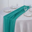 Chiffon 6ft Table Runner Turquoise - Flowy & Lightweight Table Decor