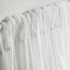 2 Pack White Sheer Chiffon Event Curtain Drapes, Durable Flame Resistant Organza Backdrop Event Panels With Rod Pockets - 10ftx10ft