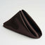 5 Pack Satin 20"x20" Napkins Chocolate - Luxurious Shine & Smooth Dinner Napkins