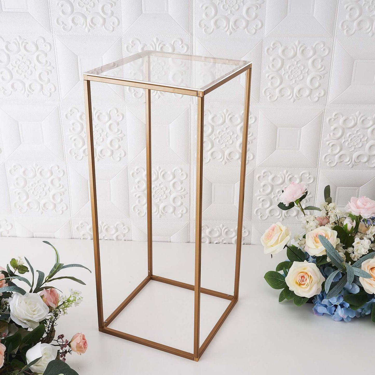 2-Pack Acrylic Plexiglass Sheets Top Plates Clear Square - Protective Film Coating 10" 3mm Thick