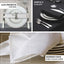 5 Pack 100% Cotton 20"x20" Napkins White - Commercial Grade Cloth Napkins for Exquisite Weddings & Events