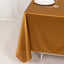 Scuba Square 70"x70" Tablecloth Shimmer Gold - Wrinkle Free & Stain Resistant Table Cover