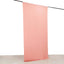 Dusty Rose 4-Way Stretch Spandex Event Curtain Drapes, Wrinkle Free Backdrop Event Panel with Rod Pockets - 5ftx10ft