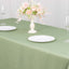Premium Polyester 60"x102" Rectangle Tablecloth Dusty Sage Green - Durable 220GSM Wrinkle-Resistant Table Cover