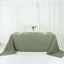 Polyester 90"x156" Rectangle Tablecloth Dusty Sage Green - Seamless Wrinkle-Resistant Table Cover