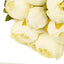 2 Pack 19" Ivory Artificial Peony Flower Wedding Bouquets, Faux Silk Flower Arrangements