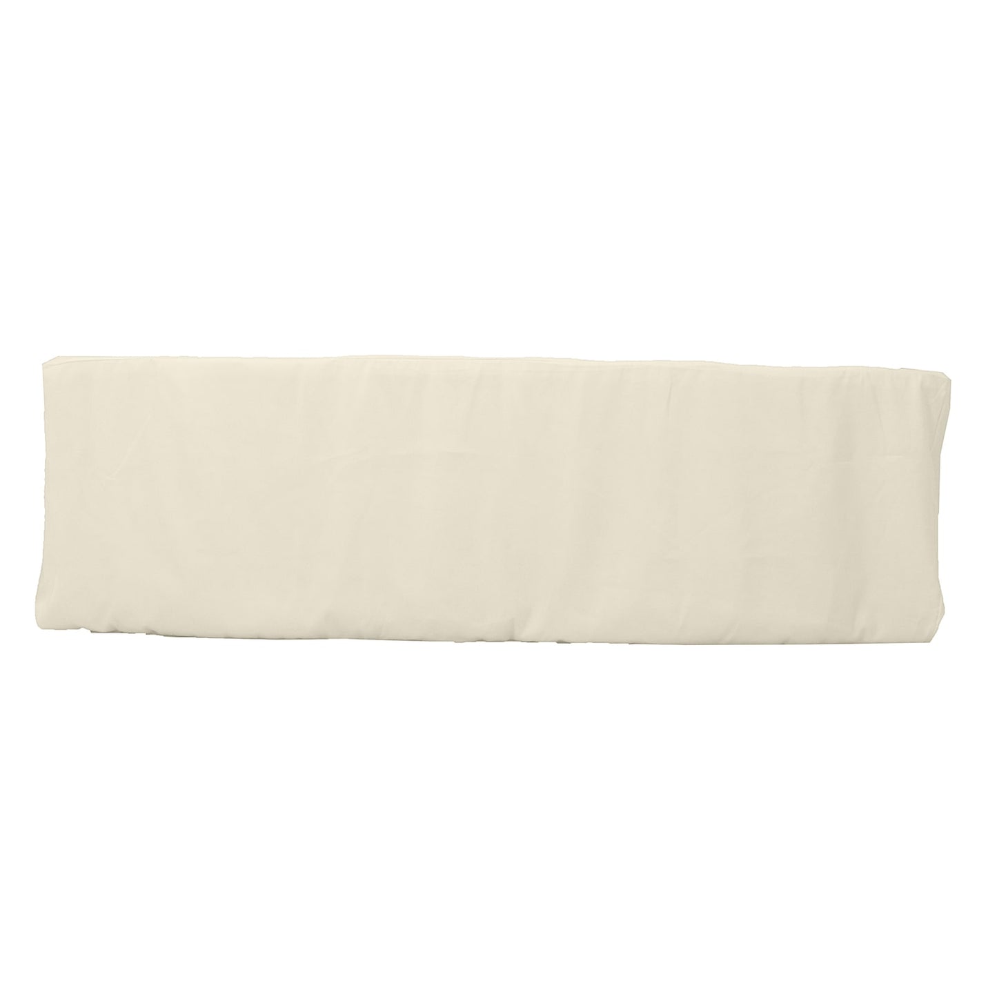Premium Polyester 8ft Rectangle Tablecloth Ivory Durable Fitted 220GSM Table Cover
