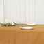 Polyester 54"x96" Rectangle Tablecloth Gold - Wrinkle-Resistant & Easy-to-Care Table Cover for Weddings & Events