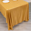 Sequin Dots Polyester 60"x126" Rectangle Tablecloth Shimmering Gold - Wrinkle Free & Sparkling Table Cover for Stylish Event Decor