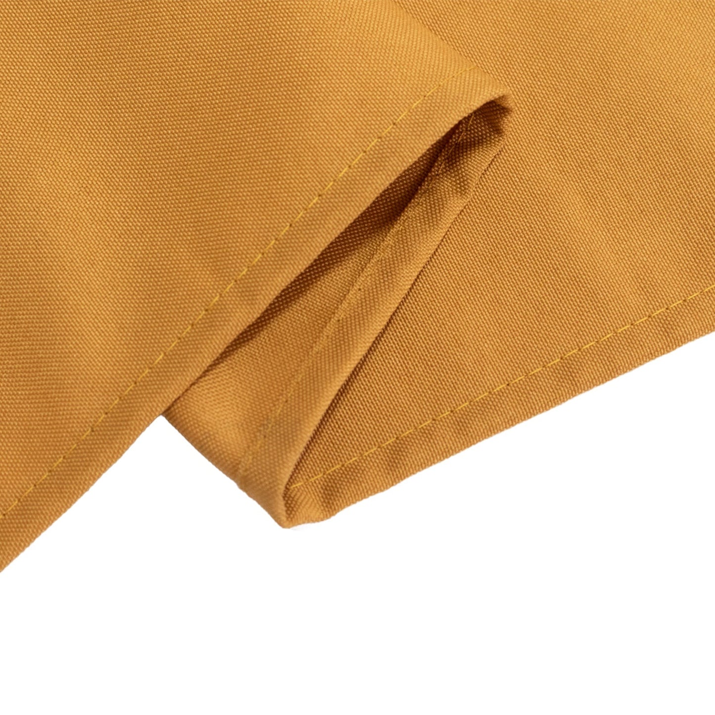 Premium Polyester 54"x54" Square Tablecloth Gold - Stain and Wrinkle-Resistant 220GSM Finish for Weddings & Events
