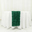 Rosette Satin 14"x108" Table Runner Hunter Emerald Green - Grandiose Design
