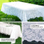 Lace 60"x108" Rectangular Oblong Tablecloth White - Premium Finish for Versatile Table Settings