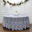 Lace 120" Round Tablecloth White - Seamless Premium Design for Upscale Celebrations