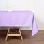 Polyester 60"x102" Rectangle Tablecloth Lavender Lilac - Durable and Stylish Table Cover