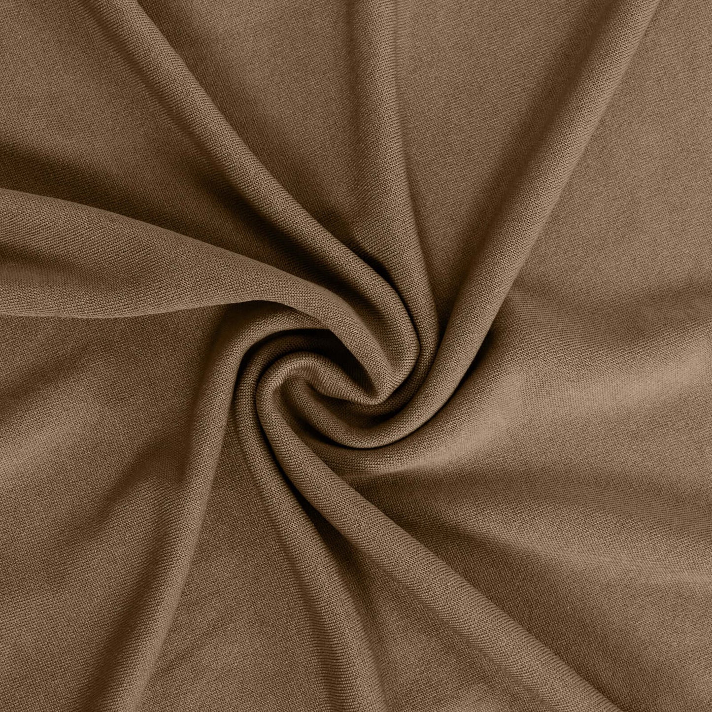 Set of 4 Matte Taupe Spandex Half Moon Chiara Backdrop Stand Covers, Custom Fitted Wedding Arch Covers - 2.5ft,5ft,6ft,7ft