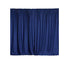 2 Pack Navy Blue Scuba Polyester Event Curtain Drapes, Durable Flame Resistant Backdrop Event Panels Wrinkle Free with Rod Pockets - 10ftx10ft