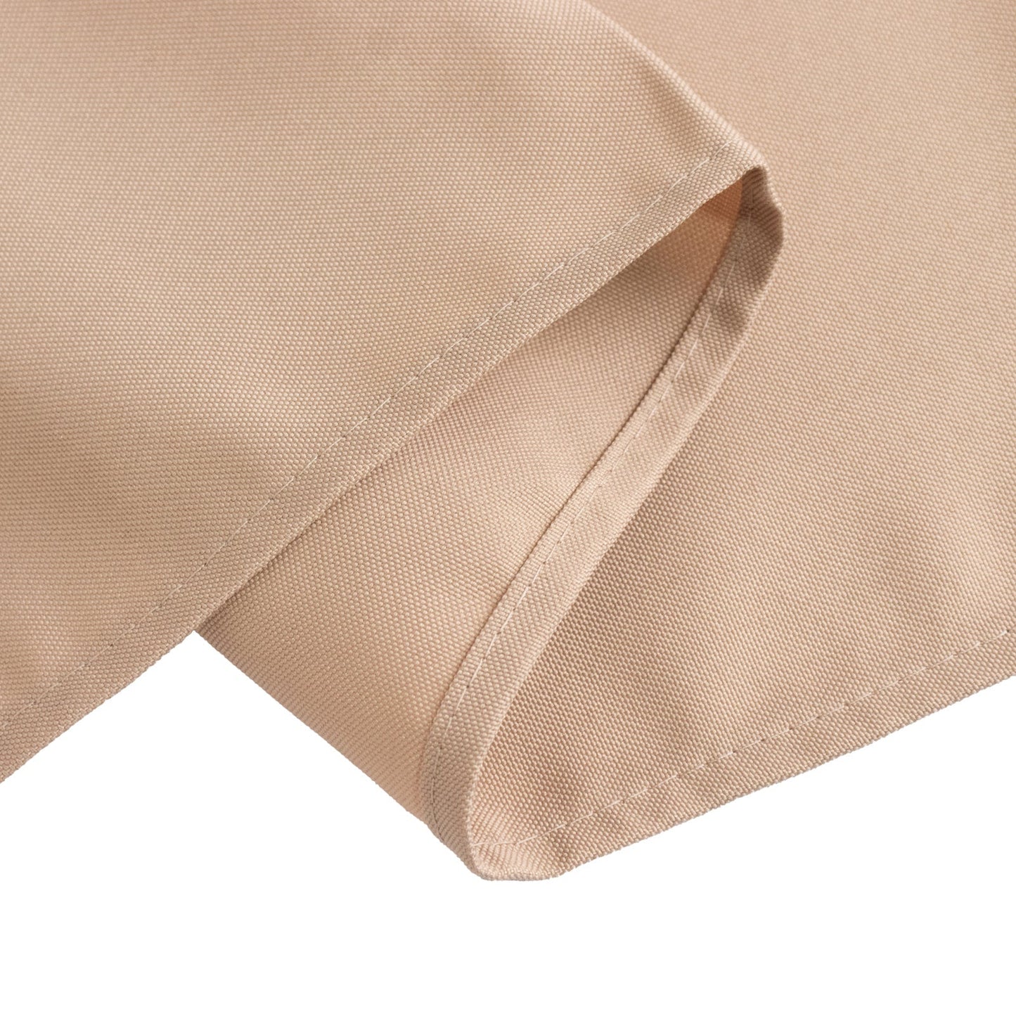 Premium Polyester 54"x54" Square Tablecloth Nude - 220GSM Stain and Wrinkle-Resistant Table Cover