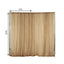 2 Pack Gold Sheer Chiffon Event Curtain Drapes, Durable Flame Resistant Organza Backdrop Event Panels With Rod Pockets - 10ftx10ft