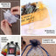 10 Pack 4"x6" Yellow Organza Drawstring Wedding Party Favor Gift Bags - Clearance SALE