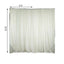 2 Pack Ivory Sheer Chiffon Event Curtain Drapes, Durable Flame Resistant Organza Backdrop Event Panels With Rod Pockets - 10ftx10ft
