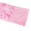 5 Pack Satin Spandex Chair Sashes Pink - Rosette Design Stretch Chair Bands 6"x14"