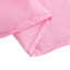 Premium Polyester 54"x54" Table Overlay Square Tablecloth Pink - Stain and Wrinkle-Resistant 220GSM Table Topper