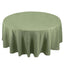 Premium Polyester 108" Round Tablecloth Dusty Sage Green - Wrinkle-Resistant 220GSM Table Cover