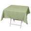 Premium Polyester 54"x54" Square Tablecloth Dusty Sage Green - 220GSM Stain and Wrinkle-Resistant Table Cover