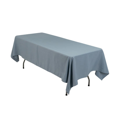 Premium Polyester 60’’x102’’ Rectangle Tablecloth Dusty Blue - Durable 220GSM Wrinkle-Resistant Table Cover