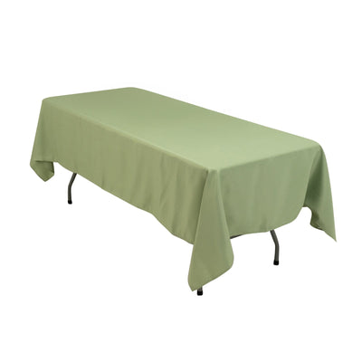 Premium Polyester 60’’x102’’ Rectangle Tablecloth Sage Green - Durable 220GSM Wrinkle-Resistant Table Cover