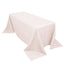 Premium Polyester 90"x132" Rectangle Tablecloth Blush - Seamless 220GSM Stain-Resistant Table Cover