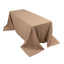 Premium Polyester 90"x132" Rectangle Tablecloth Nude - Seamless 220GSM Stain-Resistant Table Cover