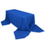 Premium Polyester 90"x156" Rectangle Tablecloth Royal Blue - Seamless 220GSM Stain-Resistant Table Cover