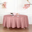 Polyester 108" Round Tablecloth Dusty Rose - Wrinkle-Resistant Table Cover