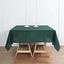 Polyester 70"x70" Table Overlay Square Tablecloth Hunter Emerald Green - Wrinkle-Resistant & Durable Table Cover