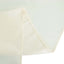 Premium Polyester 70" Round Tablecloth Ivory - Stain and Wrinkle-Resistant 220GSM Table Cover