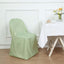 Polyester Slip On Folding Chair Covers Sage Green - Stain-Resistant Reusable Durable Fabric