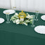 Premium Polyester 90"x132" Rectangle Tablecloth Hunter Emerald Green - Seamless 220GSM Stain-Resistant Design