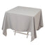 Premium Polyester Square Tablecloth 70"x70" Silver 220GSM Wrinkle-Resistant Table Cover