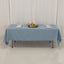 Premium Polyester 60"x102" Rectangle Tablecloth Dusty Blue - Durable 220GSM Wrinkle-Resistant Table Cover