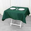 Premium Polyester 54"x54" Square Tablecloth Hunter Emerald Green - 220GSM Stain and Wrinkle-Resistant Table Cover