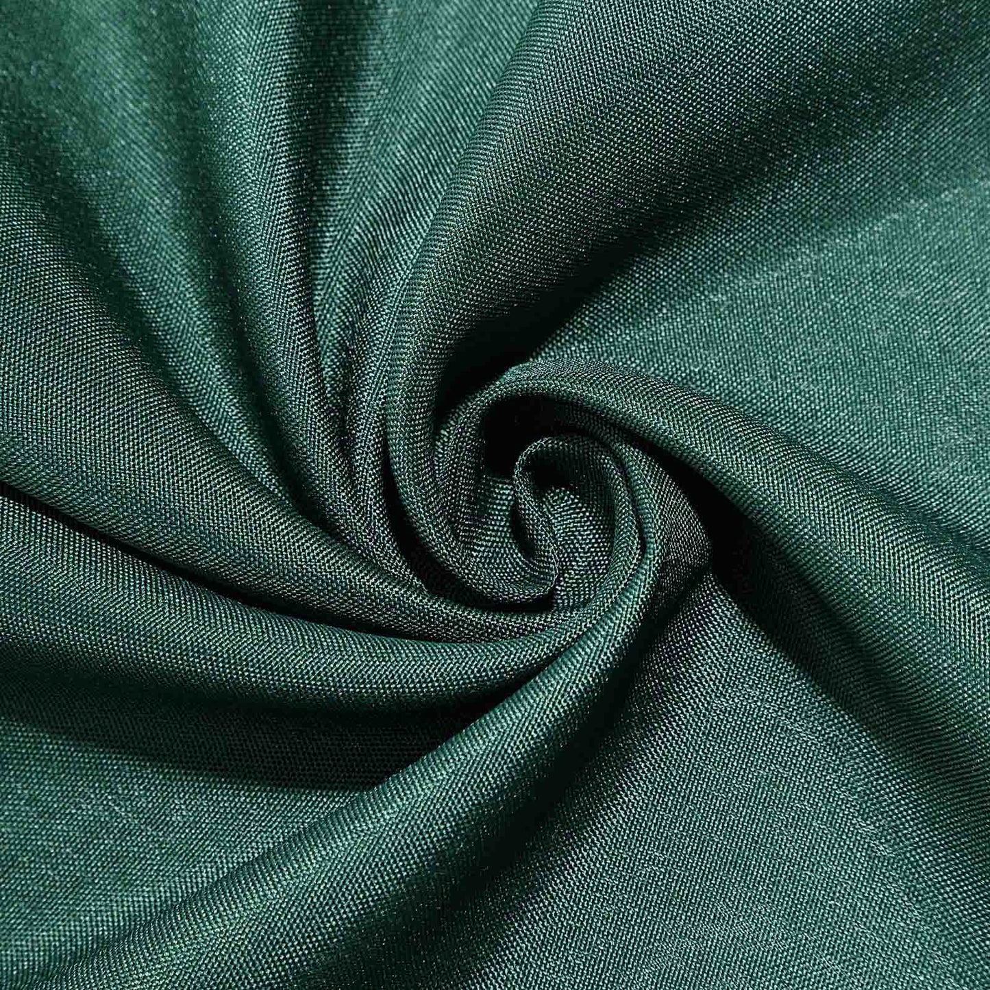 Polyester 90"x90" Table Overlay Square Tablecloth Hunter Emerald Green - Wrinkle-Resistant & Durable Table Cover