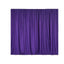 2 Pack Purple Scuba Polyester Event Curtain Drapes, Durable Flame Resistant Backdrop Event Panels Wrinkle Free with Rod Pockets - 10ftx10ft