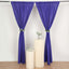 2 Pack Purple Polyester Event Curtain Drapes, 10ftx8ft Backdrop Event Panels With Rod Pockets 130 GSM